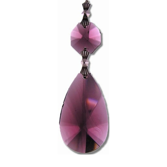 dark purple replacement chandelier crystal