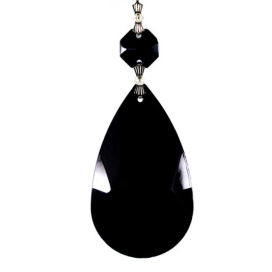 black chandelier crystal replacements for less