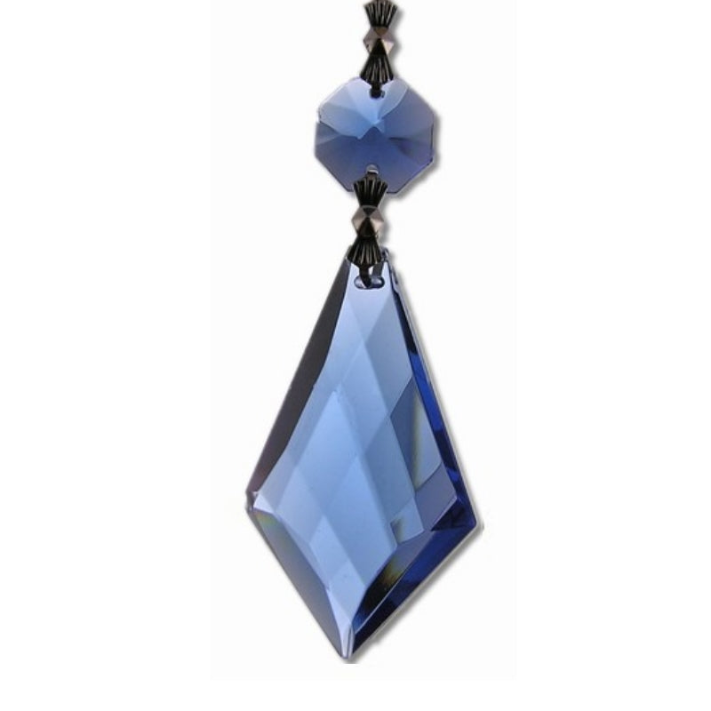 blue crystals for chandelier cheap